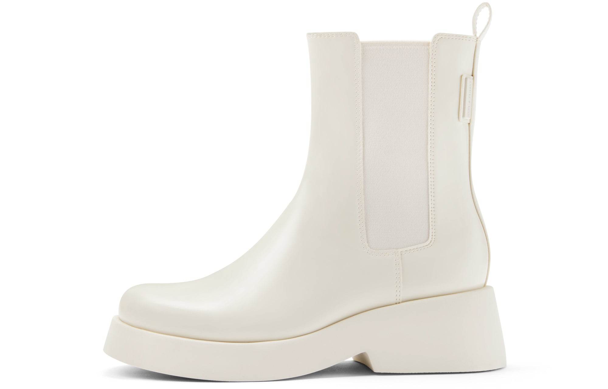 Ботинки женские Charles&Keith Patent Leather Thick Sole Short - Boxette Shop